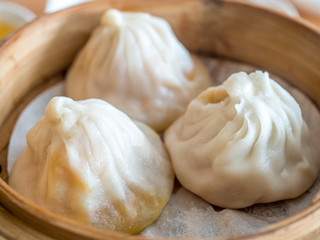 Fototapeta na wymiar Chinese dumpling as breakfast or lunch