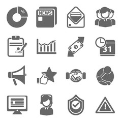 Business Icon Project Grey