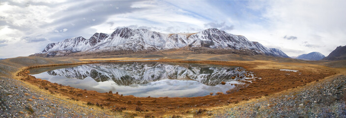 A Small Lake, Altai Tavan Bogd National Park, Mongolia	