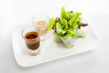 Vegetable salad roll
