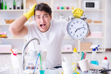 Man failing to meet the deadlines of housekeeping job