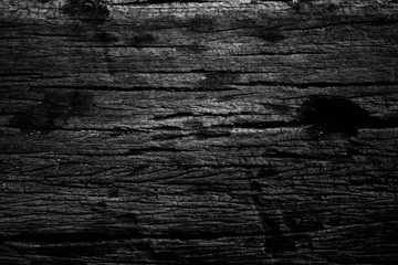 Obraz premium Black wooden texture background.