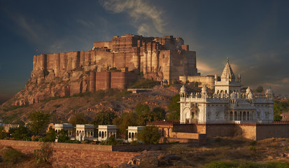 Mehrangarh Fort and Jaswant Thada Mausoleum