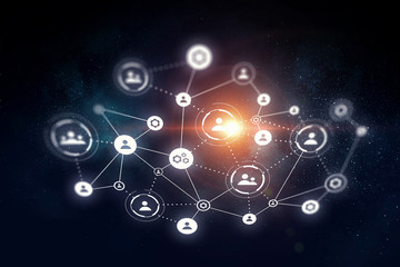 Social Networking background