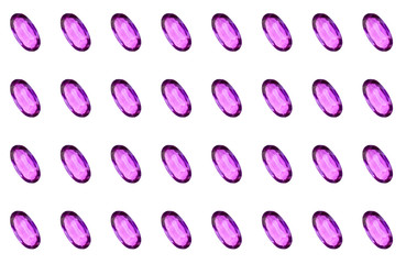 Amethyst gem stones pattern.