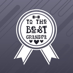 Happy Grandparents Day Greeting Card Banner Vector Illustration