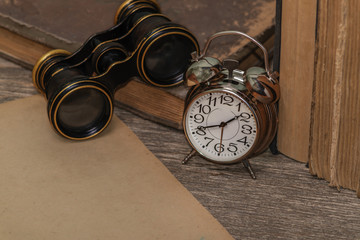 Old paper binoculars books