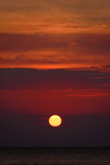 日本海の夕日　新潟新発田a