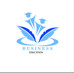 Creative Feather Concept Logo Design Template