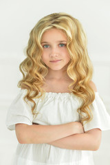 Fototapeta premium beautiful small girl