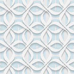 Seamless Wrapping Pattern. Abstract Tracery Background