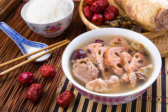 Chinese Traditional Lotus Root Soup