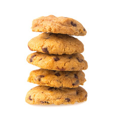 Chocolate round cookie