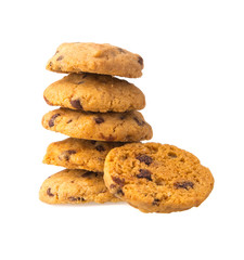 Chocolate round cookie