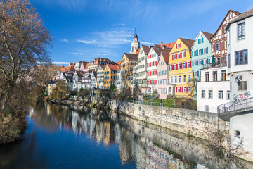 Fototapeta na wymiar Altstadt Panorama Tuebingen