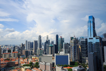Fototapeta na wymiar cityscape view of Singapore