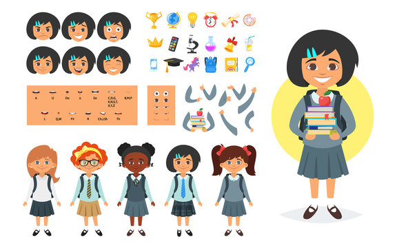 School Girl Character Generator