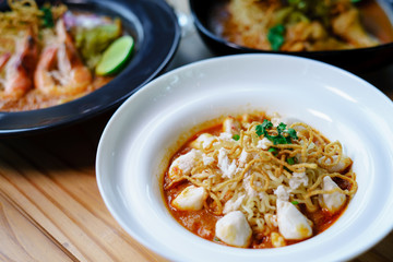 Khao Soi Recipe Thai Food - NORTHERN THAI NOODLE CURRY SOUP AND SIDE DISHES