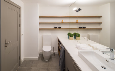 Bathroom. Modern bathroom interior.