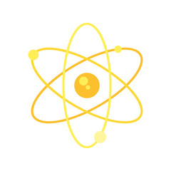 illustration of atom. 