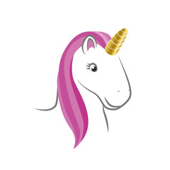 einhorn mit rosa mähne