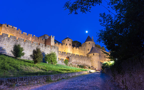 Castle of the city of Carcassonne