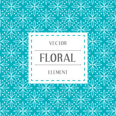 Simple and graceful floral pattern design template, Elegant lineart logo design, vector icon illustration. Modern Style