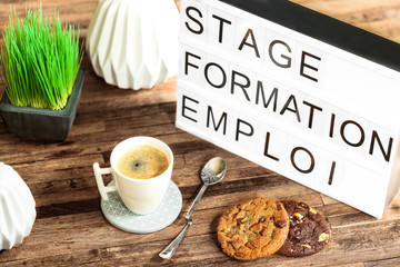 Table lumineuse : stage formation emploi
