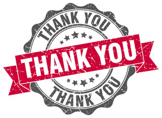 Obraz premium thank you stamp. sign. seal