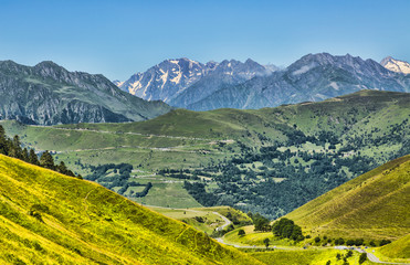 Fototapeta na wymiar Landscape in Pyrenees Mountains