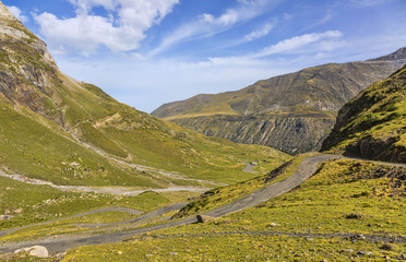 The Road to Circus of Troumouse - Pyrenees Mountains