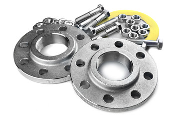 Flange screws and nuts