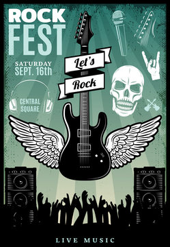 Vintage Rock Music Fest Template