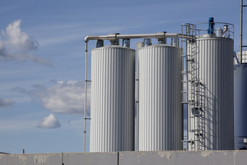 industrial silos