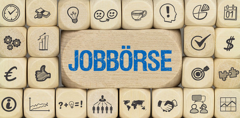 Jobbörse / Würfel mit Symbole