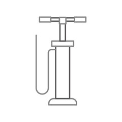 hand pump auto service car repair pressure vector illustration