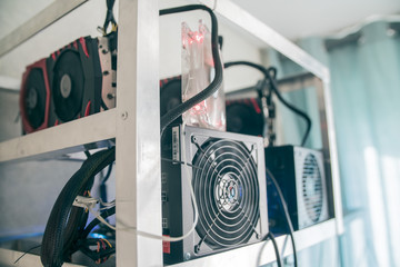 home mining farm for bitcoin and cryptocurrency money