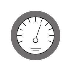 timer icon scale indicator fast growth speed vector illustration
