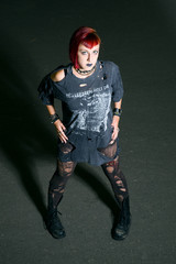 Punkgirl in cooler Pose 