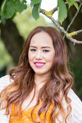 Fototapeta premium Portrait of a Filipino model