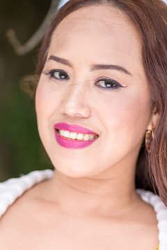 Portrait of a Filipino model