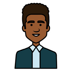 elegant businessman avatar character vector illustration design