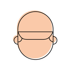 man face with cap cartoon repair character work vector illustration