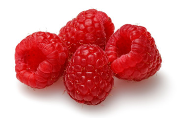 Red rapberries