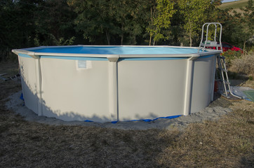 Metal steel frame swimming pool