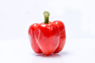 red pepper isolate on white background