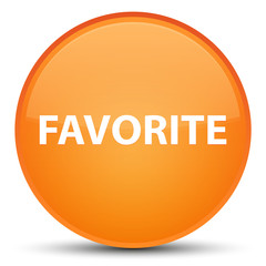 Favorite special orange round button
