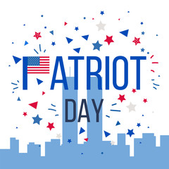 Obraz premium Patriot Day Banner