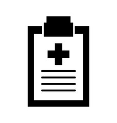 Obraz premium clipboard checklist report medical instrument work vector illustration