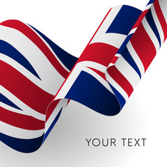 Great Britain flag. Patriotic design. Vector illustration. © seinartdesign